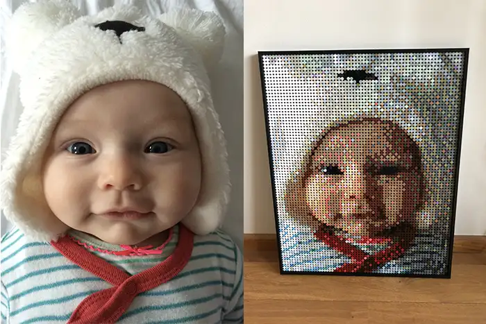 LEGO-portret van iedere afbeelding