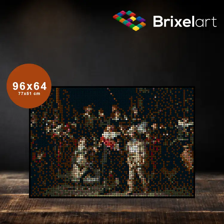 De Nachtwacht van Rembrandt in LEGO