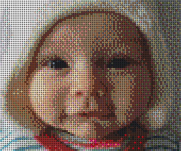 Pixel art met ronde tiles
